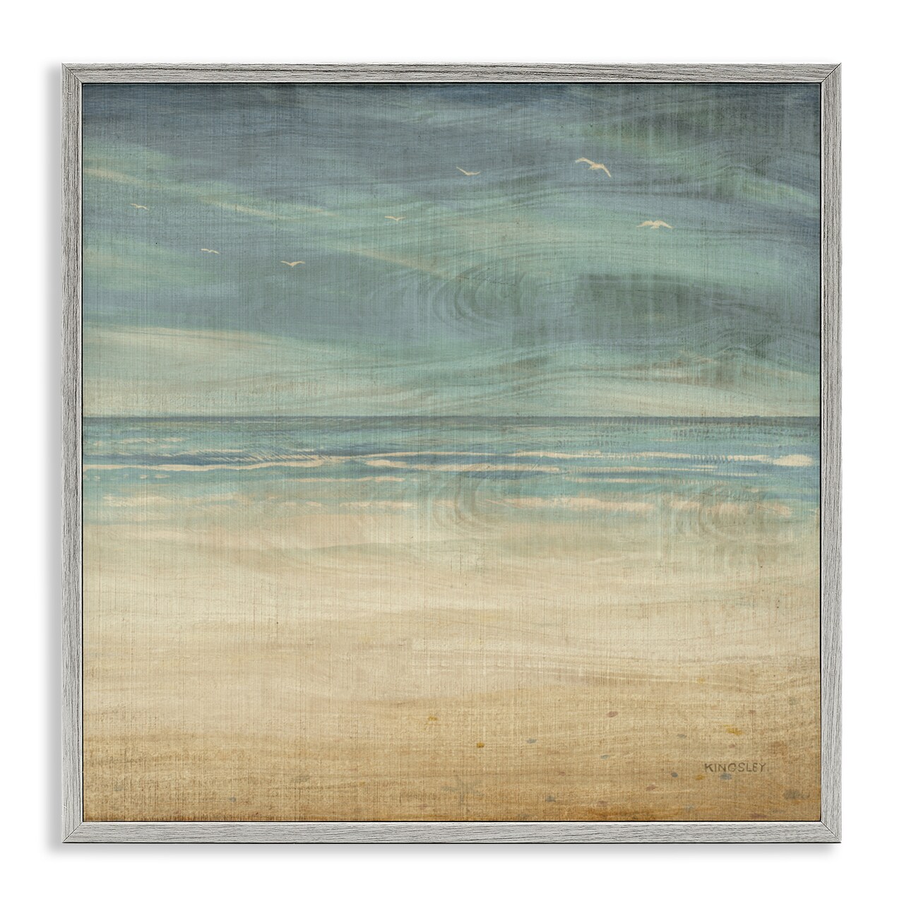 Stupell Industries Moody Coastal Days Framed Giclee, design by Dan Meneely